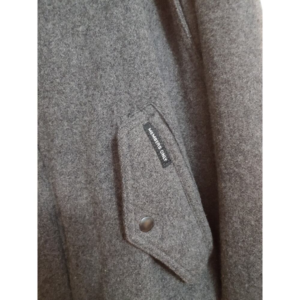 Vintage Mens Members Only Wool Coat s 44 - Picture 2 of 5